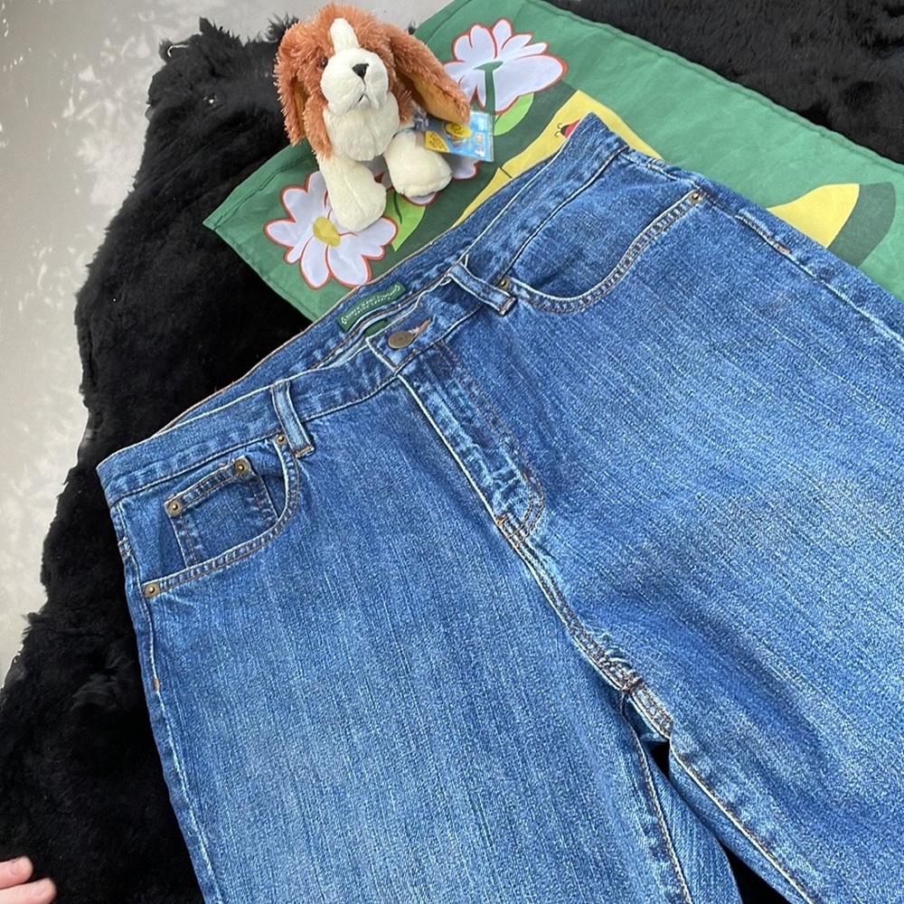 Lauren Jeans Company Ralph Lauren Classic Bootcut Denim Blue Jeans Womens 10 - Picture 16 of 16
